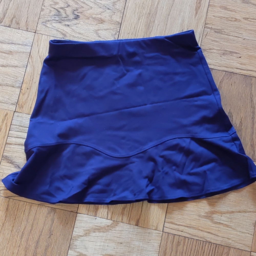 Loft plum mini skirt